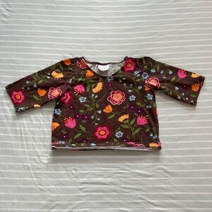 Hanna Andersson Floral Print Kids Shirt
